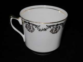 Lubern Bone China Cup, Saucer & Plate, England 22k Gold  