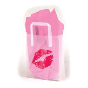  Frosted Print Bags Hot Lips