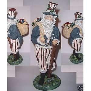   & Stripes Uncle Sam Santa Claus Pere Noel Hudson 