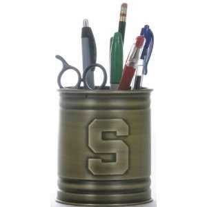 Cross Stone Michigan State Spartans Collegiate Weathered Brass Pencil 