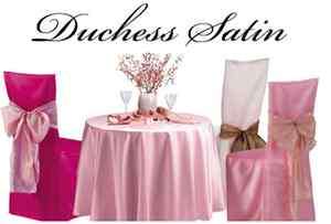 Duchess Satin Brush 60x60 Square Tablecloths, Table Linens, Overlay 