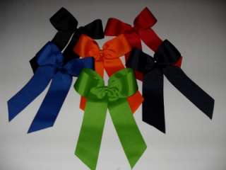   Competition Big Streamer Ribbon Cheer Hair Bow U Pick Color  