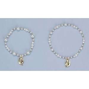  Club Pack of 24 Confirmation Ankle and Wrist Bracelet 2 Piece Gift 