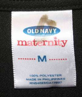 Old Navy sz Medium Womens Maternity Black Dress SB24  