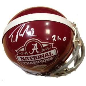 Trent Richardson Autographed/Hand Signed Alabama Crimson Tide National 