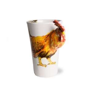  Chicken Extra Large Handmade Coffee Mug (15cm x 8cm)