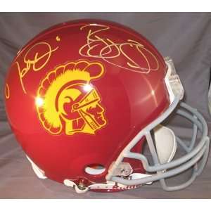 Bush and Leinart Autographed/Hand Signed USC Trojans 