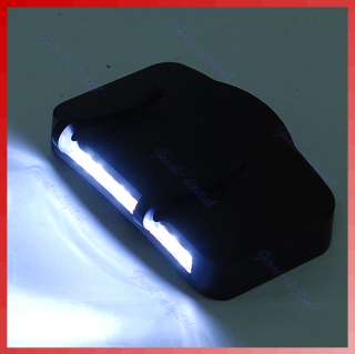 Black 11 LED Flashlight Camping Clip On Cap/Hat Light  