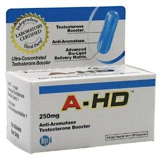 BPI HD Anti Aromatase Testosterone Booster, 250mg, 28 Capsules