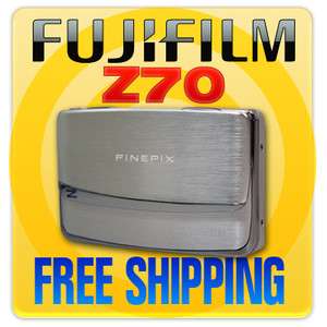Fujifilm Z70 12 MP Digital Camera (Silver)   Brand NEW 74101003598 
