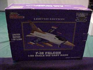 BRAND NEW 1994 BRICKYARD 400 F 16 FALCON 1/32 JET BANK  