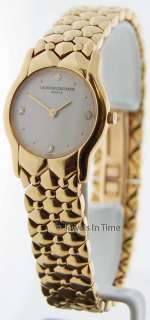 Vacheron Constantin Ladies 18k Gold & Diamond Dress Watch + Pouch 
