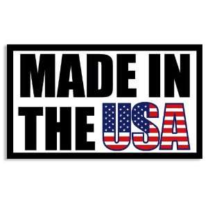  Rectangular Made in the USA Sticker 