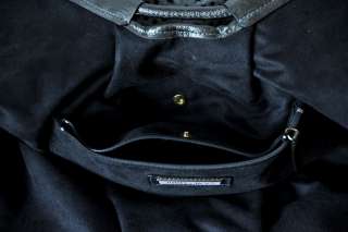 JIMMY CHOO Metallic Grey Snowflake Laser Cut Out Shoulder Bag Handbag 