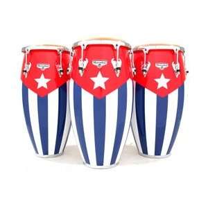  LP Mat 11 3/4Conga Wd Cuban Flag Musical Instruments