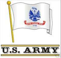 US ARMY FLAG MILITARY CAR WINDOW NEW DECAL  