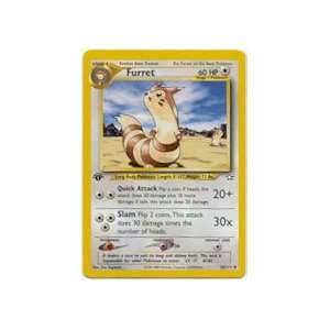  Pokemon Single Card Uncommon Furret 35/111 Toys & Games