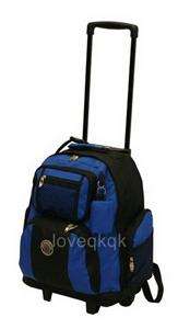 NEW 18 ROLLING WHEELED BACKPACK/ BOOKBAG/ CARRY ON  