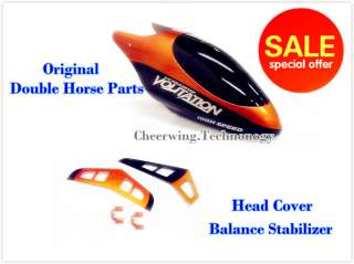 Head Cover + Balance Stabilizer 9053 Double Horse Heli  