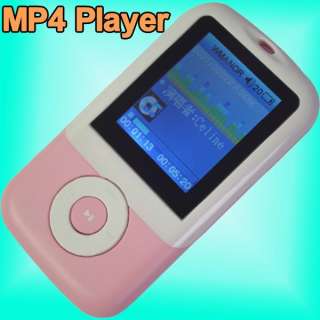 Pink 1.8 LCD 2GB  MP4 Player TF FM Radio Video Digital Loudspeaker 