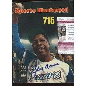  April 15th 1974 Sports Illustrated Complete Magazine Hank Aaron 