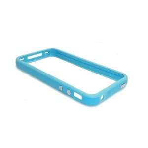  Light Blue Premium Bumper Case for Apple iPhone 4S / 4 