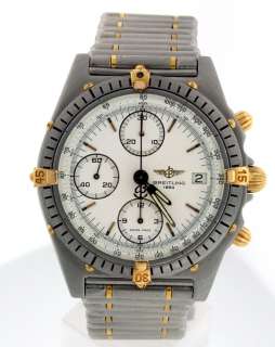 Breitling Chronomat 18k and Stainless Bullet Band watch  