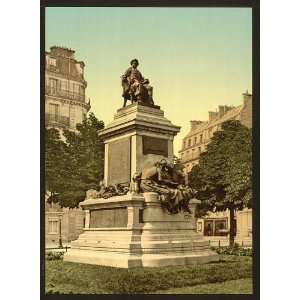 Alexandre Dumas monument, Paris, France,c1895 