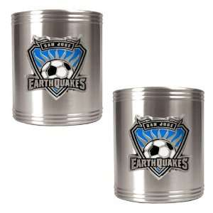  San Jose Earthquakes 2pc Stainless Steel Can Holder Set 