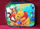 B184 Winnie The Pooh Lunch Bag with Lunch Box Bottle