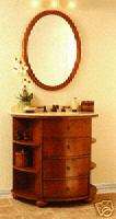 Bathroom vanity solid wood Cherry oak 592134  