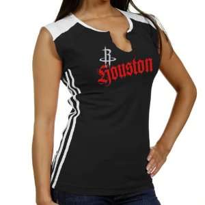  Rockets Shirts  Adidas Houston Rockets Ladies Black Split City 