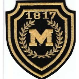  University of Michigan est 1817 Sew On 4 1/2 Patch NCAA 
