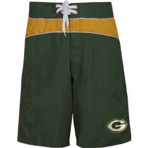  Green Bay Packers Color Block Board Shorts Sports 
