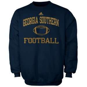 adidas Georgia Southern Eagles Navy Blue Collegiate Crew Sweatshirt