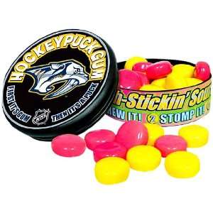 NHL Nashville Predators Hockey Puck Candy (6 Pack)  Sports 