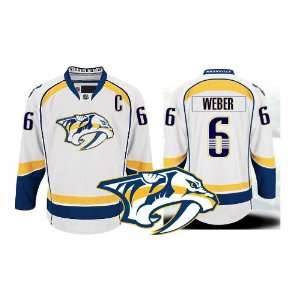 Nashville Predators Authentic NHL Jerseys Shea Weber AWAY White Hockey 