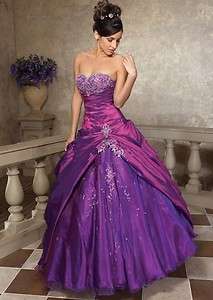Wedding dress/prom dress/Evening wear/SIZE 6 8 10 12 14 16 /color 