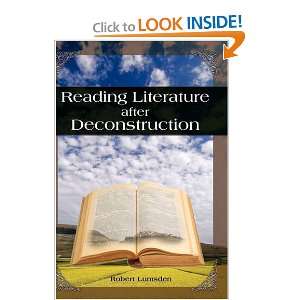   Literature After Deconstruction (9781604975260) Robert Lumsden Books