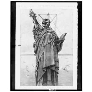   York,Preparing,Statue of liberty,Bedloe Island,1886