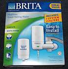 Water Filter NEW White Faucet Mount Brita w/ 2 Filters   FAST SHIPPING