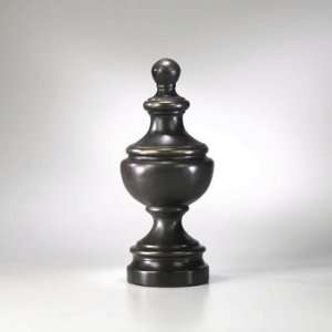  Cyan Lighting 01231 Black Chess Finial, Dark Rubbed with 