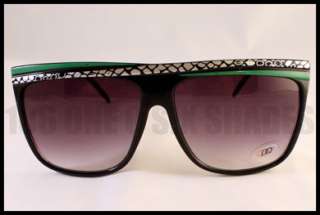 FLAT Top Womens Sunglasses 80s Retro Style WHITE New  