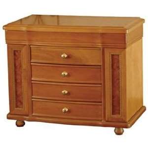  Josephine 11 1/2” High Oak Jewelry Box