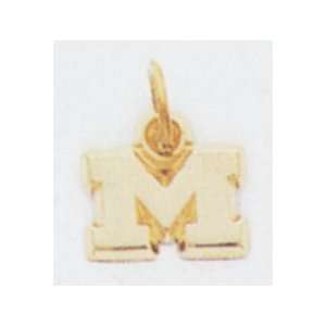  University of Michigan Letter Charm   XC656 Jewelry