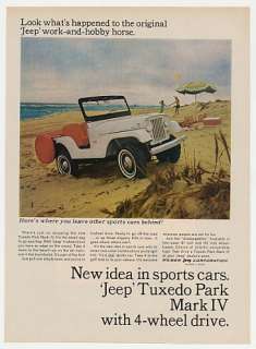 1965 Jeep Tuxedo Park Mark IV Work Hobby Horse Ad  