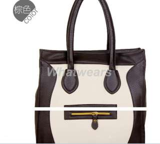 Super Star Woman Clutch Handbag Bag PU Leather Tote Hobo Satchel 