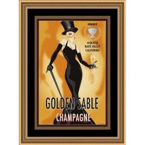  Golden Sable II by Poto Leifi   Framed Artwork