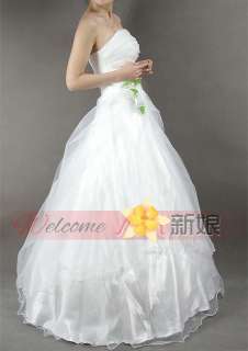 white organza zip wedding dress bride gown  