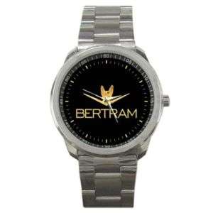 BERTRAM Yacht Boats Stainless Steel Watch Great Gift  